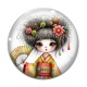 Cabochon Verre - Kokeshi