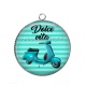Pendentif Cabochon Argent - dolce vita