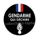 gendarme qui déchire