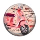 Cabochon Résine - scooter vespa