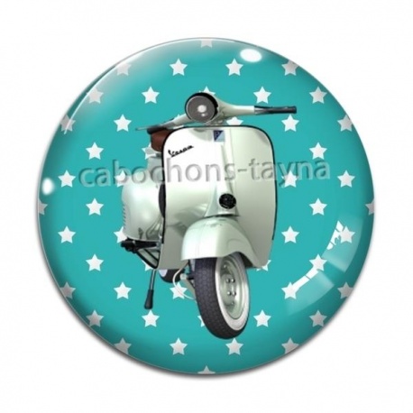 Cabochon Verre - vespa
