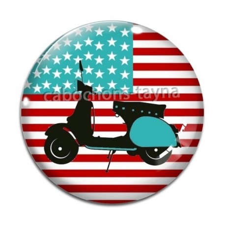 Cabochon Verre - vespa
