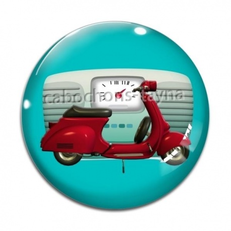 Cabochon Verre - vespa