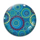 Cabochon Verre - pois spirale