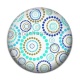 Cabochon Résine - pois spirale