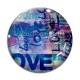 Cabochon Verre - love