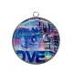 Pendentif Cabochon Argent - love
