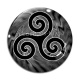 Cabochon Verre - motifs triskel