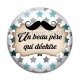 Cabochon Verre - un beau père qui déchire