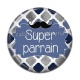 Cabochon Résine - super parrain