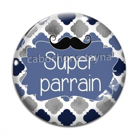 Cabochon Verre - super parrain
