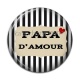 Cabochon Résine - papa d'amour