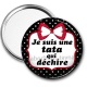Miroir de poche - je suis une tata qui déchire