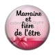 Cabochon Résine - marraine et fière de l'être