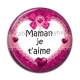 Cabochon Résine - maman je t'aime