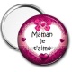 Miroir de poche - maman je t'aime