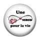 Cabochon Résine - une maman pour la vie