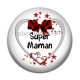 Cabochon Résine - super maman