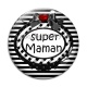 Cabochon Verre - super maman