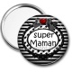 Miroir de poche - super maman