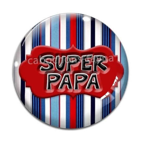 Cabochon Verre - super papa