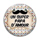 Cabochon Verre - un super papa d'amour
