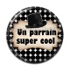 Cabochon Résine - un parrain super cool