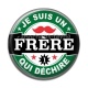 Cabochon Résine - je suis un frère qui déchire