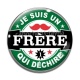 Cabochon Verre - je suis un frère qui déchire