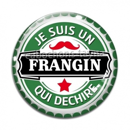 Cabochon Verre - frangin qui déchire