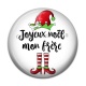 Cabochon Résine - joyeux noël mon frère