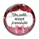 Cabochon Verre - une petite soeur formidable