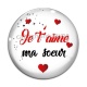 Cabochon Verre - je t'aime ma soeur
