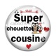 Cabochon Verre - super chouette cousine