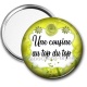 Miroir de poche - cousine au top du top