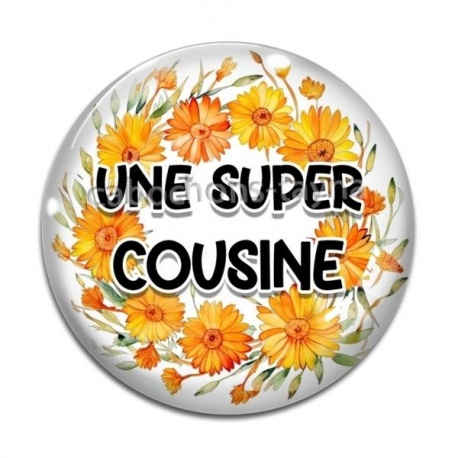 Cabochon Verre - une super cousine