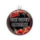 Pendentif Cabochon Argent - une super cousine