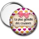 Miroir de poche - la plus gentille des cousines