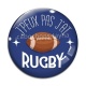 Cabochon Verre - j'peux pas j'ai rugby