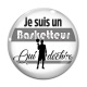 Cabochon Verre - Je suis un basketteur qui déchire