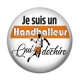 Cabochon Résine - Je suis un handballeur qui déchire
