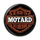 Cabochon Résine - je suis un motard qui déchire