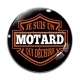 Cabochon Verre - je suis un motard qui déchire