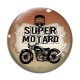 Cabochon Verre - super motard