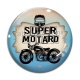 Cabochon Verre - super motard