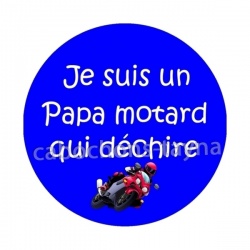  je suis un papa motard qui déchire