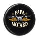 Cabochon Résine - papa motard