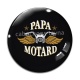 Cabochon Verre - papa motard