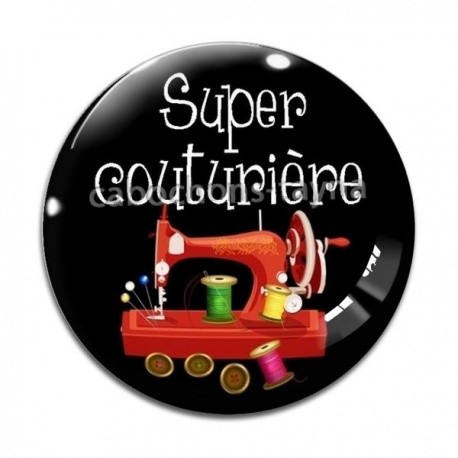 Cabochon Verre - infirmière qui déchire