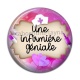 Cabochon Résine - une infirmière géniale